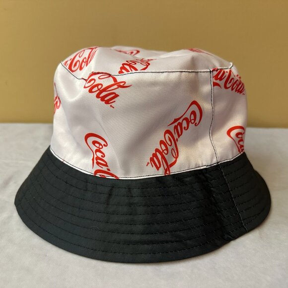 Coca-Cola Reversible Red, White and Black Bucket Hat / NWOT - Picture 5 of 10